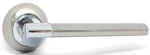 Ручка дверная KEDR R10-092 SN CP (сатин/хром)